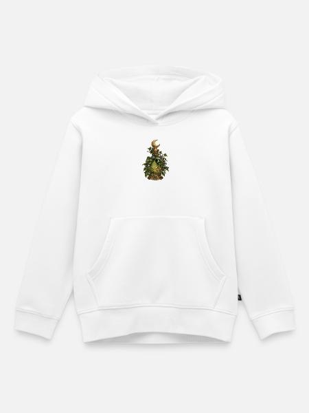 Mondschein Garten Elixierflasche - Kinder Premium Organic Hoodie - Weiß