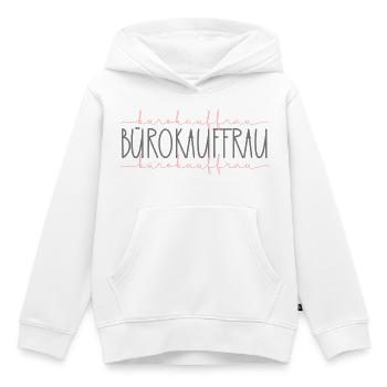 Bürokauffrau Geschenk Büro Schnörkel - Kinder Premium Organic Hoodie - Weiß - Vorne - AI Model Kid Female (0cm)