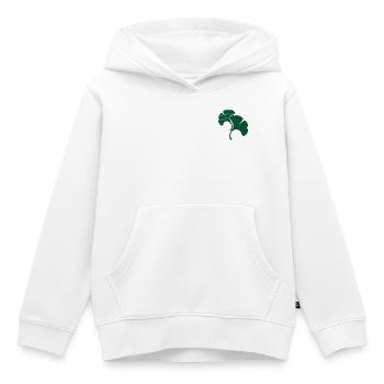 Klee - Kinder Premium Organic Hoodie - Weiß - Vorne - AI Model Kid Female (0cm)