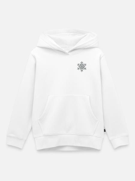Snowflake - Kinder Premium Organic Hoodie - Weiß