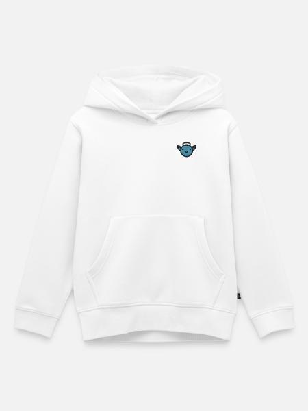 Angel face - Kinder Premium Organic Hoodie - Weiß