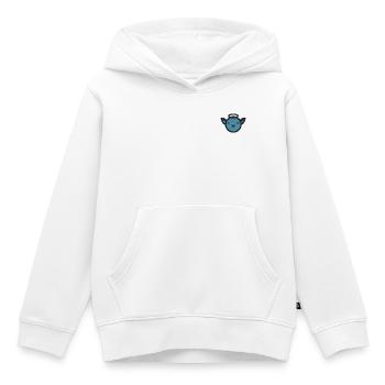 Engel Gesicht - Kinder Premium Organic Hoodie - Weiß - Vorne - AI Model Kid Female (0cm)