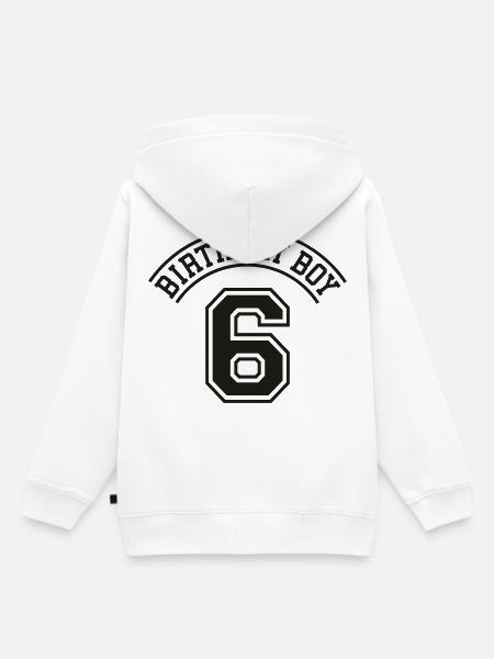 birthday_boy_6_years - Kinder Premium Organic Hoodie - Weiß