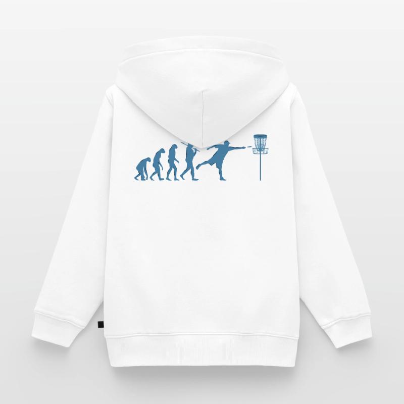 Disc Golf Evolution Kinder Premium Organic Hoodie