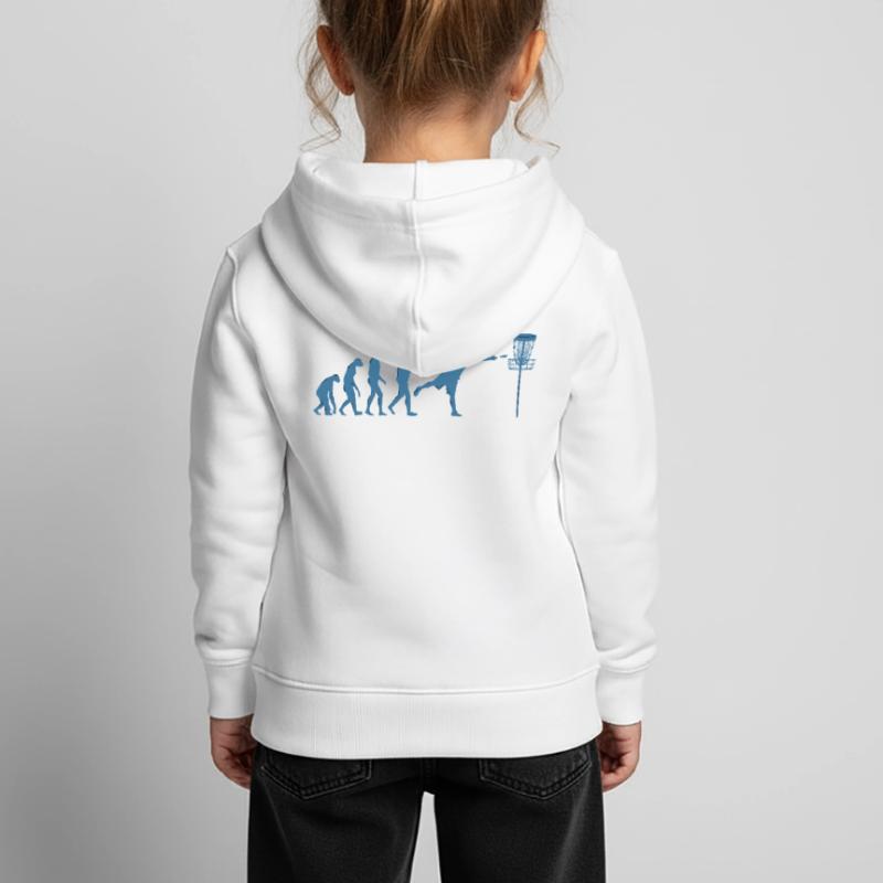 Disc Golf Evolution Kinder Premium Organic Hoodie