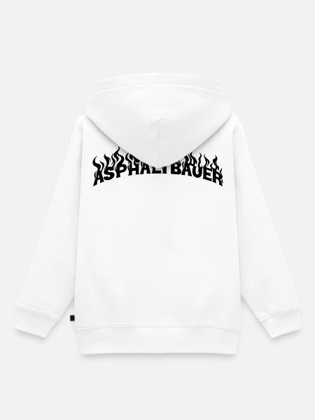 Asphaltbauer - Kinder Premium Organic Hoodie - Weiß