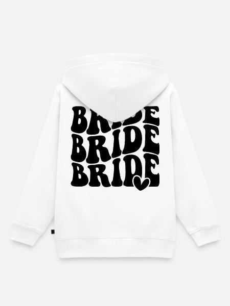 Bride - Kinder Premium Organic Hoodie - Weiß