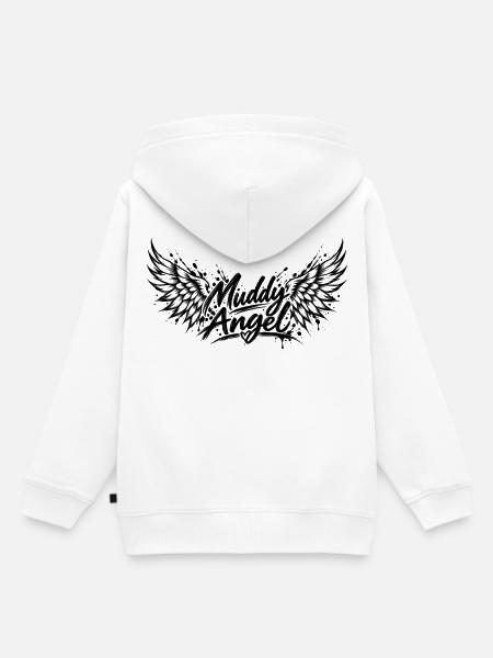Muddy Angel - Kinder Premium Organic Hoodie - Weiß