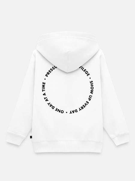 Pressure Is A Privilege Apparel  - Kinder Premium Organic Hoodie - Weiß