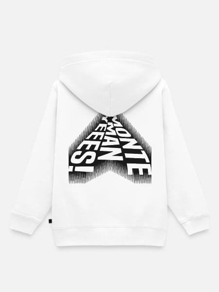Monte Man Yeees - Cooler Spruch - Kinder Premium Organic Hoodie - Weiß