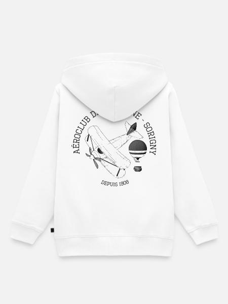 Aero Club Touraine - Kinder Premium Organic Hoodie - Weiß