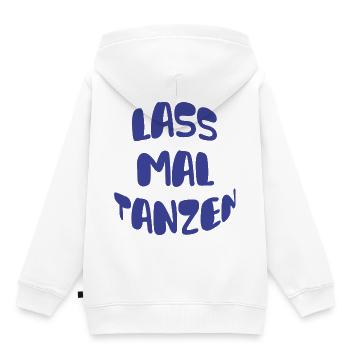 Lass mal Tanzen! - Kinder Premium Organic Hoodie - Weiß - Hinten - AI Model Kid Female (0cm)