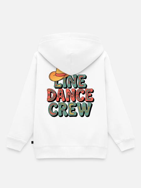 Country Dance Crew - Kinder Premium Organic Hoodie - Weiß