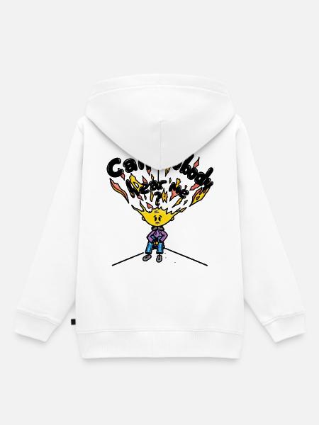 Can Nobody Hear Me - Kinder Premium Organic Hoodie - Weiß