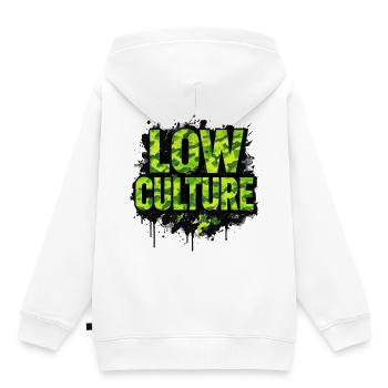 Scène streetstyle auto-tuning de basse culture - Sweat Premium à capuche enfant bio - blanc - Dos - AI Model Kid Female (0cm)