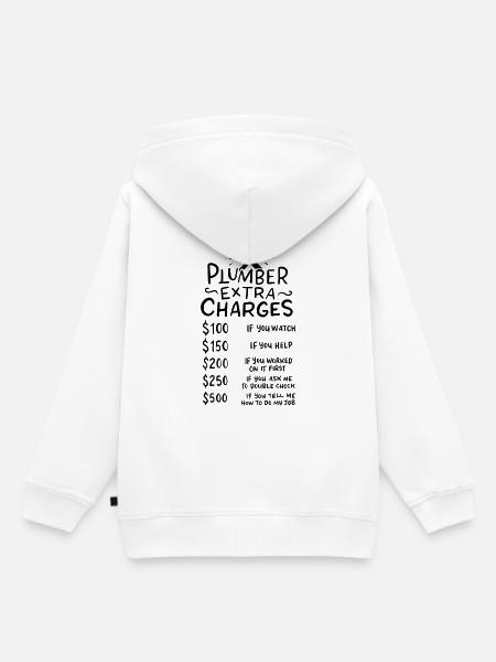 Klempner - Kinder Premium Organic Hoodie - Weiß
