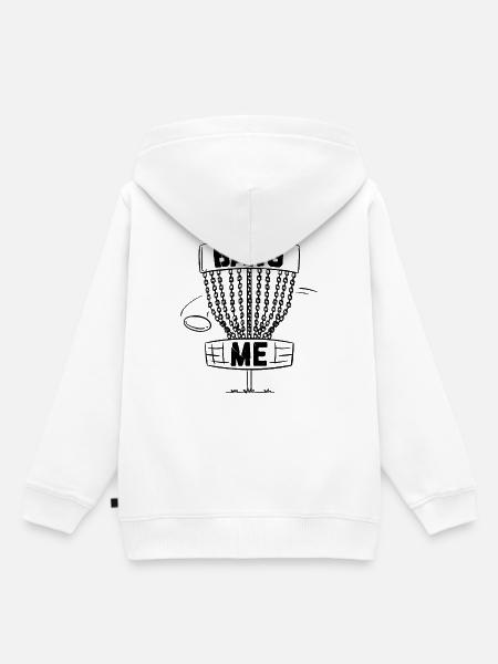 Disc Golf - Kinder Premium Organic Hoodie - Weiß