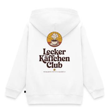 Coffee Delicious Coffee Club Espresso Cafe Barista - Kids Premium Organic Hoodie - white - Back - AI Model Kid Female (0cm)