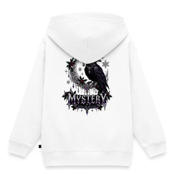 Geheimnisvoller Mondsichel - Kinder Premium Organic Hoodie - Weiß - Hinten - AI Model Kid Female (0cm)