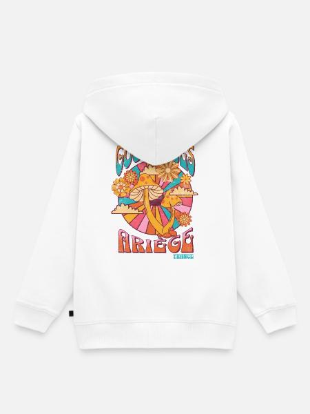 Gute Stimmung in Ariège - Kinder Premium Organic Hoodie - Weiß