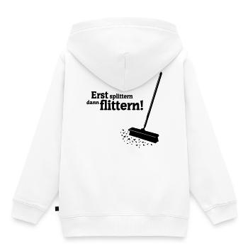 Polterabend - Kinder Premium Organic Hoodie - Weiß - Hinten - AI Model Kid Female (0cm)