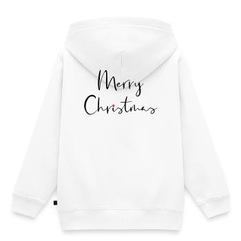 Merry Christmas Stern Geschenk Weihnachten - Kinder Premium Organic Hoodie - Weiß - Hinten - AI Model Kid Female (0cm)