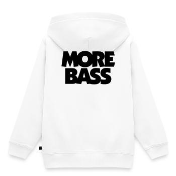 Plus de bassistes bassistes - Sweat Premium à capuche enfant bio - blanc - Dos - AI Model Kid Female (0cm)