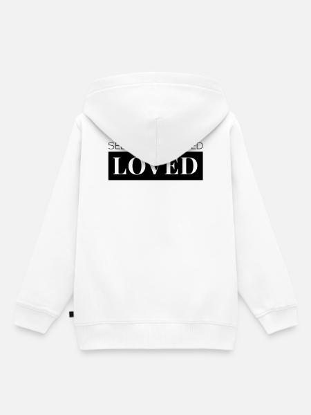 Seen Appreciated Loved - Kinder Premium Organic Hoodie - Weiß