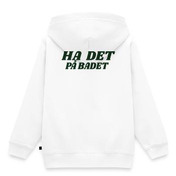 Installez-le dans la salle de bain - Sweat Premium à capuche enfant bio - blanc - Dos - AI Model Kid Female (0cm)