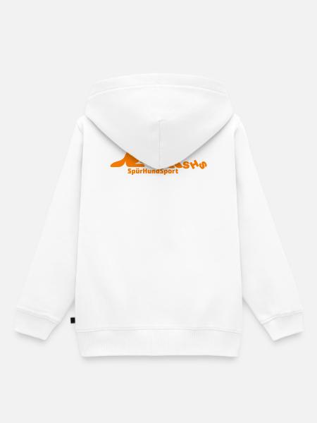 SHS Logo orange - Kinder Premium Organic Hoodie - Weiß
