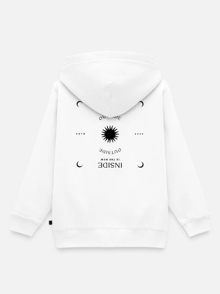 Inside is the new Outside - Kinder Premium Organic Hoodie - Weiß