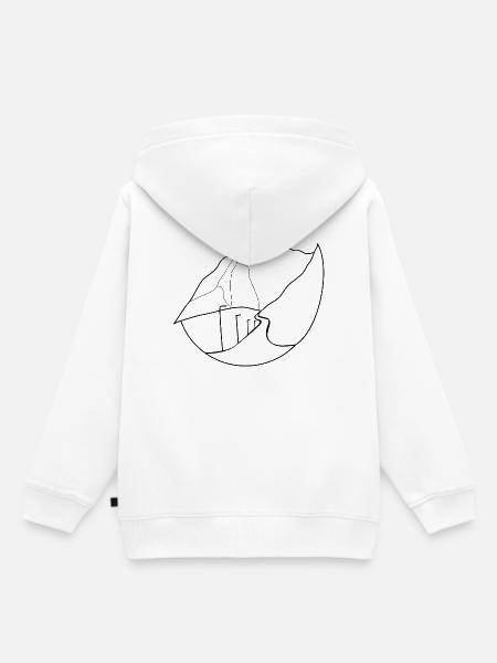 Madeira - Kinder Premium Organic Hoodie - Weiß