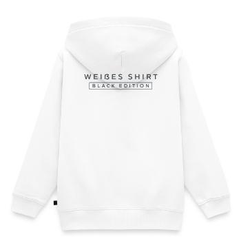 Weißes T-Shirt Black Edition - Kinder Premium Organic Hoodie - Weiß - Hinten - AI Model Kid Female (0cm)