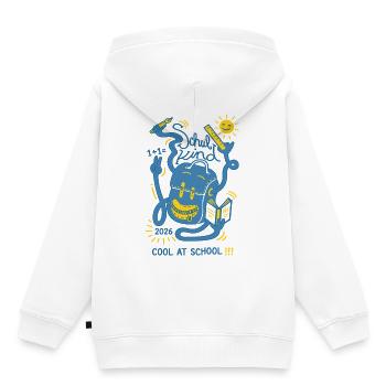 Cool at School 2026 First Year Enrollment - Kids Premium Organic Hoodie - white - Back - AI Model Kid Female (0cm)