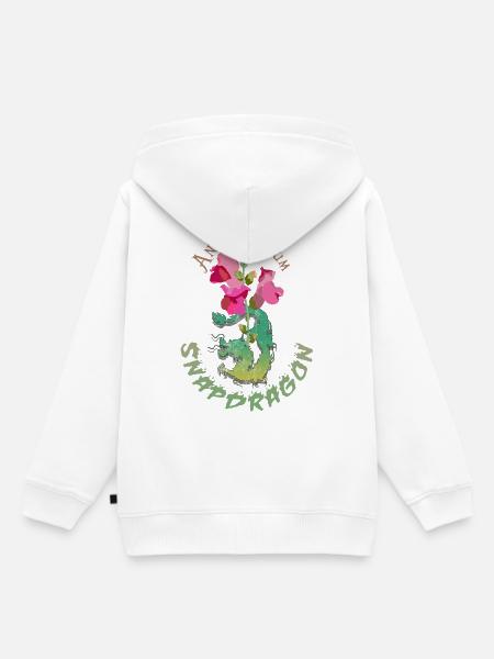 Drachenblumen - Kinder Premium Organic Hoodie - Weiß