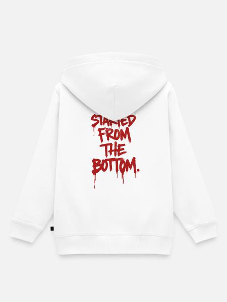 Gestartet Von Unten Graffiti - Kinder Premium Organic Hoodie - Weiß