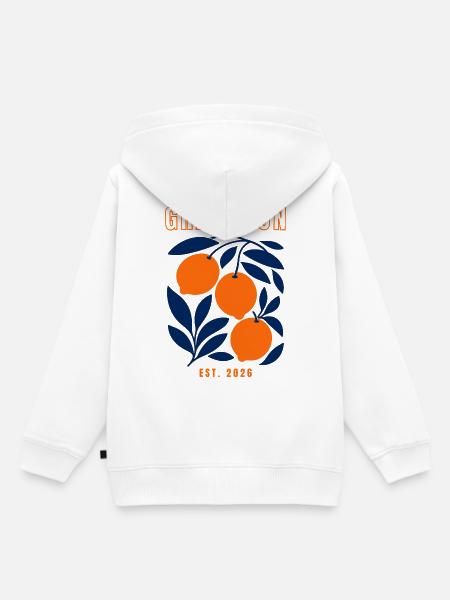 Enkel 2026 - Kinder Premium Organic Hoodie - Weiß