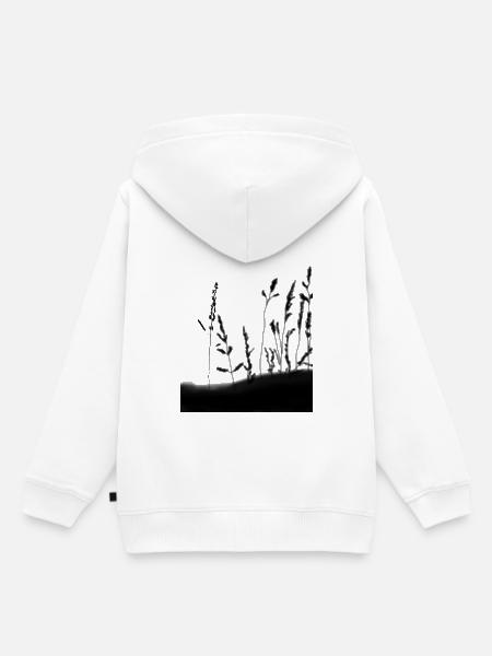 SPIKE - Kinder Premium Organic Hoodie - Weiß