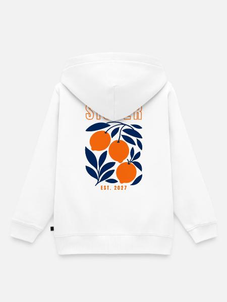 Sister 2027 - Kinder Premium Organic Hoodie - Weiß