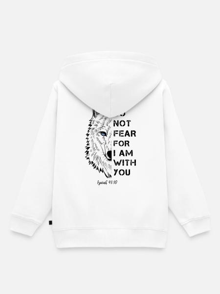 Religiöses Zitat - Kinder Premium Organic Hoodie - Weiß