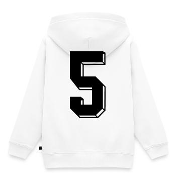 Retroshirt BRD 1974 WM EM 2024 50 Jahre Jubiläum - Kinder Premium Organic Hoodie - Weiß - Hinten - AI Model Kid Female (0cm)