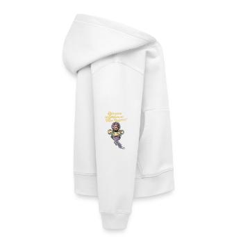 Geist aus der Tasse - Kinder Premium Organic Hoodie - Weiß - Rechts - AI Model Kid Female (0cm)