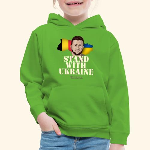 Belgien Stand with Ukraine - Kinder Premium Hoodie