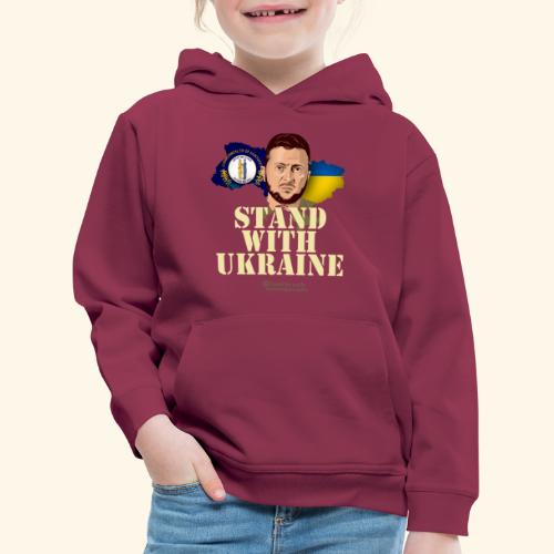 Kentucky Stand with Ukraine - Kinder Premium Hoodie