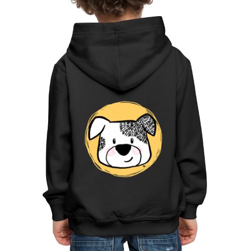Süßer Hund - Portrait - Kinder Premium Hoodie