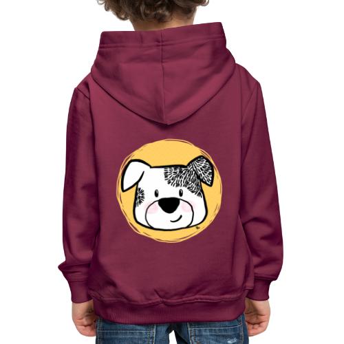 Cute Dog - Portret - Bluza dziecięca z kapturem Premium