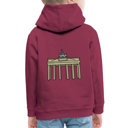 Puerta de Brandeburgo de BERLIN c - Sudadera con capucha premium niño