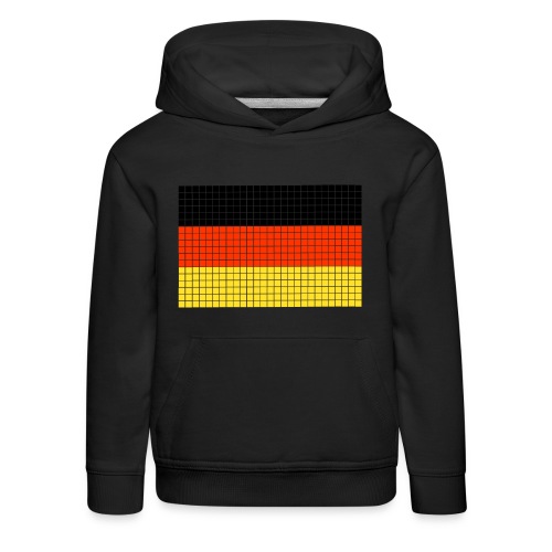 german flag.png - Felpa con cappuccio Premium per bambini