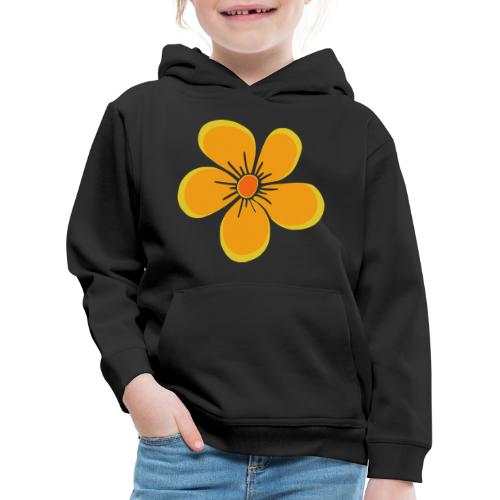 Blume gelb, Blüte, floral, Blumenmotiv, blumig - Kinder Premium Hoodie