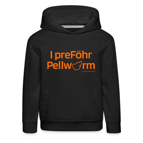 I preFÖHR Pellworm | ORANGE - Kinder Premium Hoodie